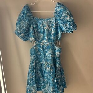 Lilly Pulitzer Blue and White Dress